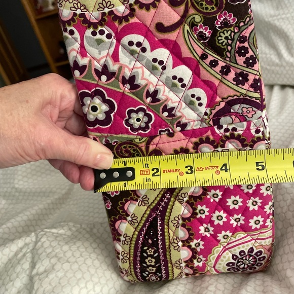 Vera Bradley Very Berry Paisley purse and tech case - Picture 8 of 10